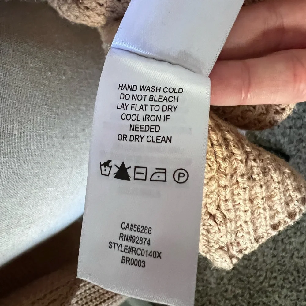 Splendid Super Soft Open Cardigan- waffle knit. Size XS - Picture 9 of 9